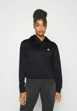 Adidas Performance Zip-up Sweatshirt - Black/white