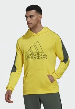 Adidas Performance BADGE OF SPORT - Sweatshirt - Yellow