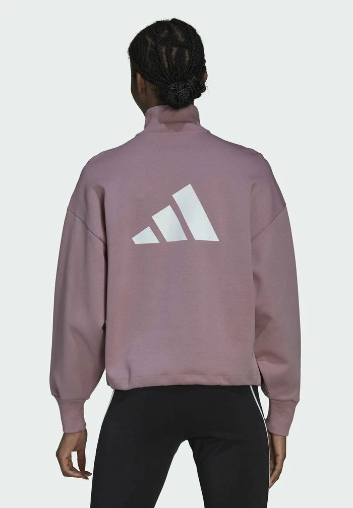 Adidas Performance FUTURE ICONS QUARTER ZIP - Sweatshirt - Purple 4 Adidas Performance FUTURE ICONS QUARTER ZIP - Sweatshirt - Purple - Image 2