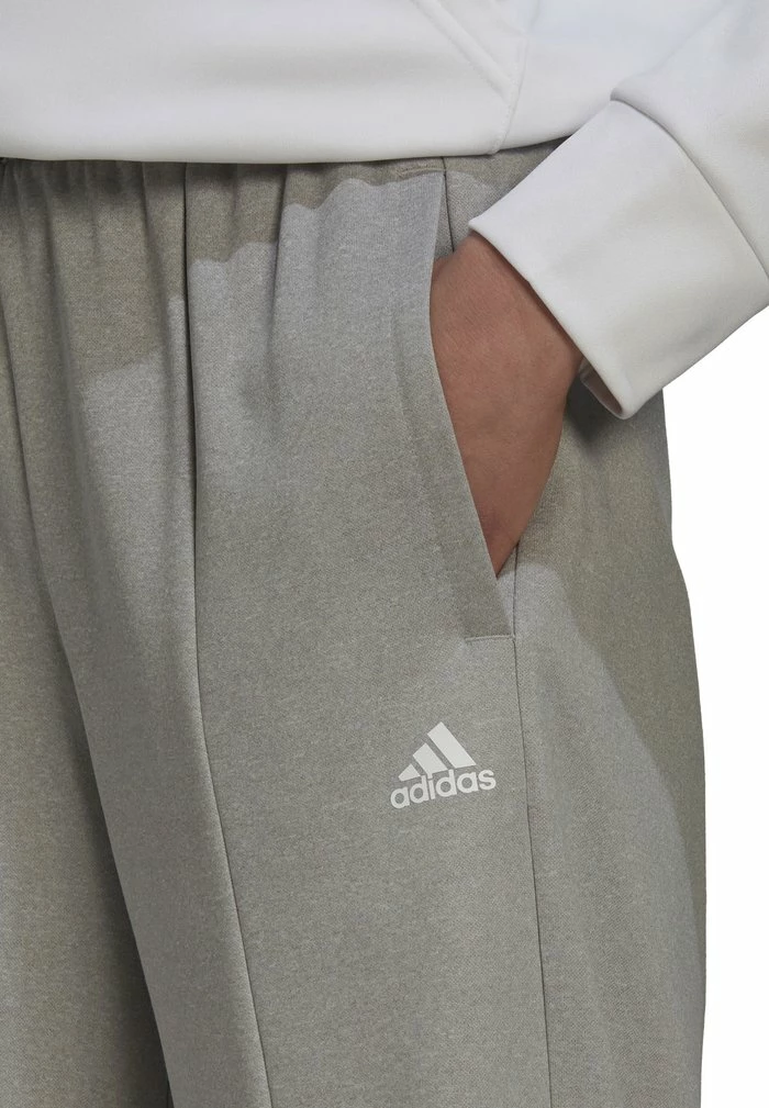 Adidas Performance W GG WIDELEG PT - Trousers - Medium Grey Heather/white 7 Adidas Performance W GG WIDELEG PT - Trousers - Medium Grey Heather/white - Image 5