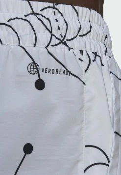 Adidas Performance CLUB GRAPHIC TENNIS - Sports Shorts - White -adidas Performance Shop 1255f16ca2994a8da8f60d650dd3cdad