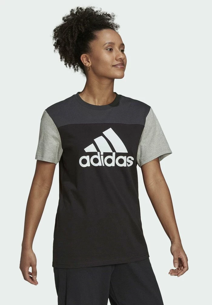 Adidas Performance ESSENTIALS - Print T-shirt - Black 11 Adidas Performance ESSENTIALS - Print T-shirt - Black - Image 9