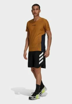 Adidas Performance TERREX PARLEY AGRAVIC - Print T-shirt - Brown -adidas Performance Shop 12af3ae5c7ae4b7498a3146285ba67d0