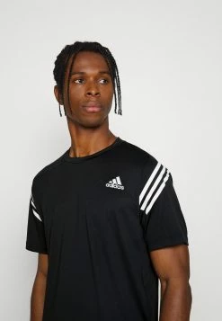 Adidas Performance TEE - Print T-shirt - Black/white -adidas Performance Shop 12ed22a4564345638a20b96957e5dbea