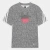 Adidas Performance LK DISNEY MICKEY MOUSE TEE - Print T-shirt - Medium Grey Heather/white/vivid Red -adidas Performance Shop 1322fe3dd3b74afda9094675bd616317