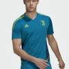 Adidas Performance JUVENTUS TURIN TRAININGS - Sports T-shirt - Active Teal
