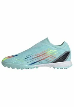 Adidas Performance SPEEDPORTAL - Astro Turf Trainers - Clear Aqua Power Blue Solar Yellow