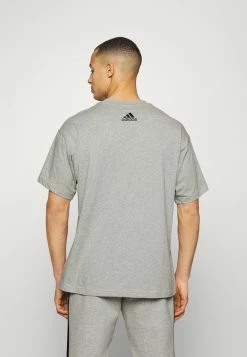 Adidas Performance Print T-shirt - Medium Grey Heather -adidas Performance Shop 15d19709ea90476b92d4c50e3c11bbe8