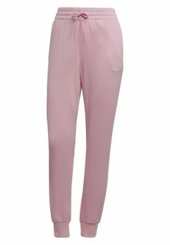 Adidas Performance ESSENTIALS FRENCH TERRY LOGO - Tracksuit Bottoms - True Pink/white -adidas Performance Shop 15d7ea47c675404d87550a9c39644f80