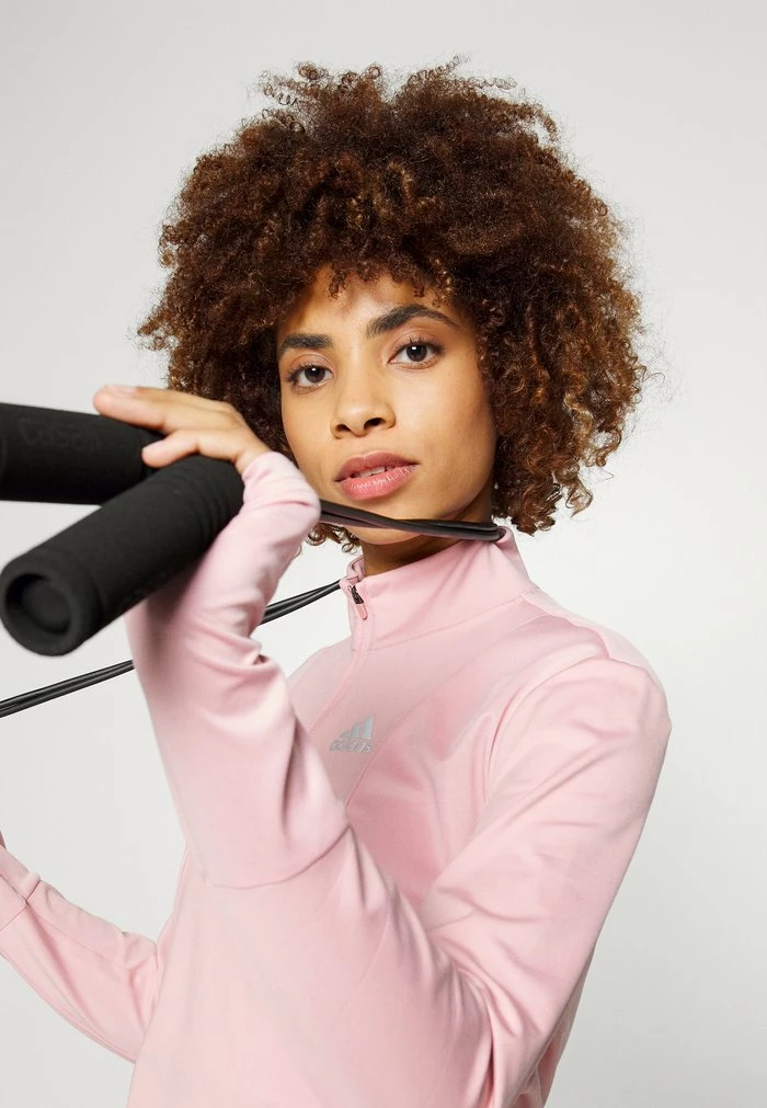 Adidas Performance ZIP - Sports T-shirt - Mauve 8 Adidas Performance ZIP - Sports T-shirt - Mauve - Image 6