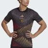 Adidas Performance DEUTSCHLAND DFB PREMATCH SHIRT - National Team Wear - Black Grey Six Team Victory Red St Tan -adidas Performance Shop 161e7053d4614427bb86a748de7fda63