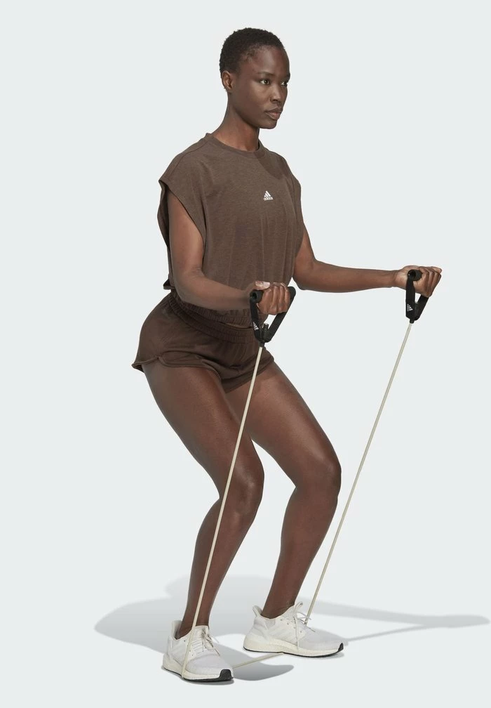 Adidas Performance W HYGLM SHO - Sports Shorts - Brown 7 Adidas Performance W HYGLM SHO - Sports Shorts - Brown - Image 5