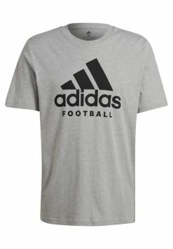 Adidas Performance FOOTBALL LOGO TEE - Print T-shirt - Medium Grey Heather -adidas Performance Shop 167fea2806384ebbaaa3a2e3c3cc74e2