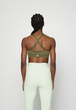 Adidas Performance LOGO - Medium Support Sports Bra - Focus Olive/pulse Lime 9 Adidas Performance LOGO - Medium Support Sports Bra - Focus Olive/pulse Lime -adidas Performance Shop 168afad19582430a82537f9873b0572e