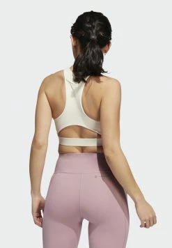 Adidas Performance Medium Support Sports Bra - White -adidas Performance Shop 171d22e3abbc4d4483c0f2fa55a3755e