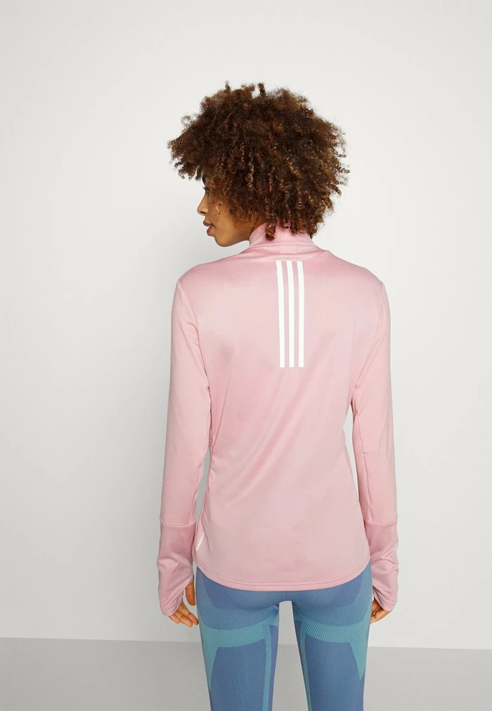Adidas Performance ZIP - Sports T-shirt - Mauve 5 Adidas Performance ZIP - Sports T-shirt - Mauve - Image 3