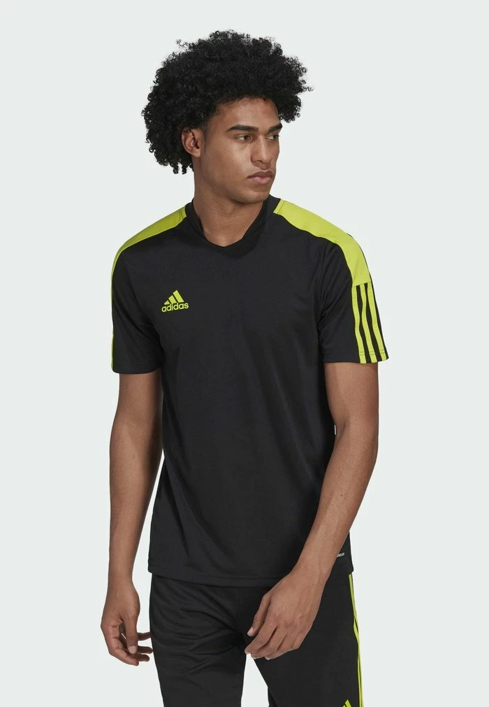 Adidas Performance TIRO TRAINING - Sports T-shirt - Black 3 Adidas Performance TIRO TRAINING - Sports T-shirt - Black