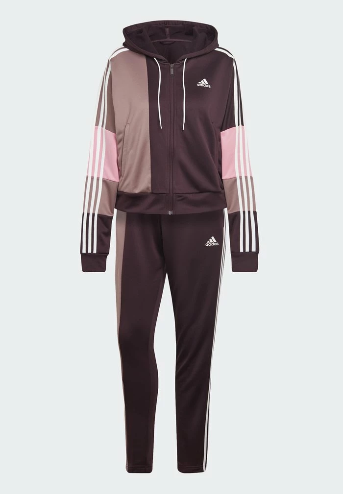 Adidas Performance BOLD BLOCK - Tracksuit - Steel 6 Adidas Performance BOLD BLOCK - Tracksuit - Steel - Image 4