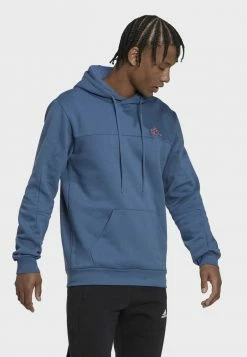 Adidas Performance RECBOS HD - Hoodie - Blue 15 Adidas Performance RECBOS HD - Hoodie - Blue -adidas Performance Shop 18c9e13fdca34531894d68642054e3aa