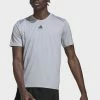 Adidas Performance M HIIT COOL - Sports T-shirt - Grey