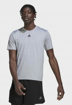 Adidas Performance M HIIT COOL - Sports T-shirt - Grey