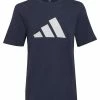 Adidas Performance U BAR - Print T-shirt - Blue -adidas Performance Shop 198cc72a9be3436fa7c09060de7fda7c