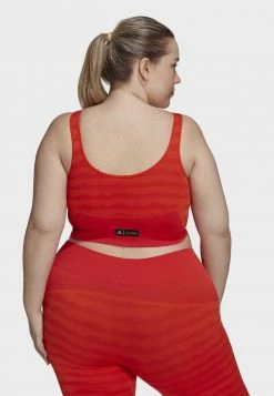 Adidas Performance MMK AKNIT B IN - Medium Support Sports Bra - Orange -adidas Performance Shop 1b13cdac36fd49fbbfebb919c9a9f743