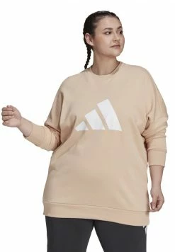 Adidas Performance FI 3B CREW SPORTS PRIMEGREEN PULLOVER SWEATSHIRT LOOSE - Sweatshirt - Halo Blush