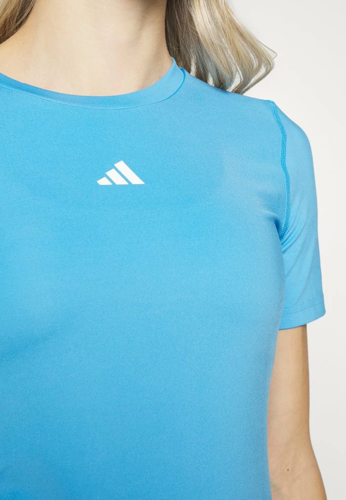 Adidas Performance TECHFIT - Print T-shirt - Pulse Blue/white 7 Adidas Performance TECHFIT - Print T-shirt - Pulse Blue/white - Image 5