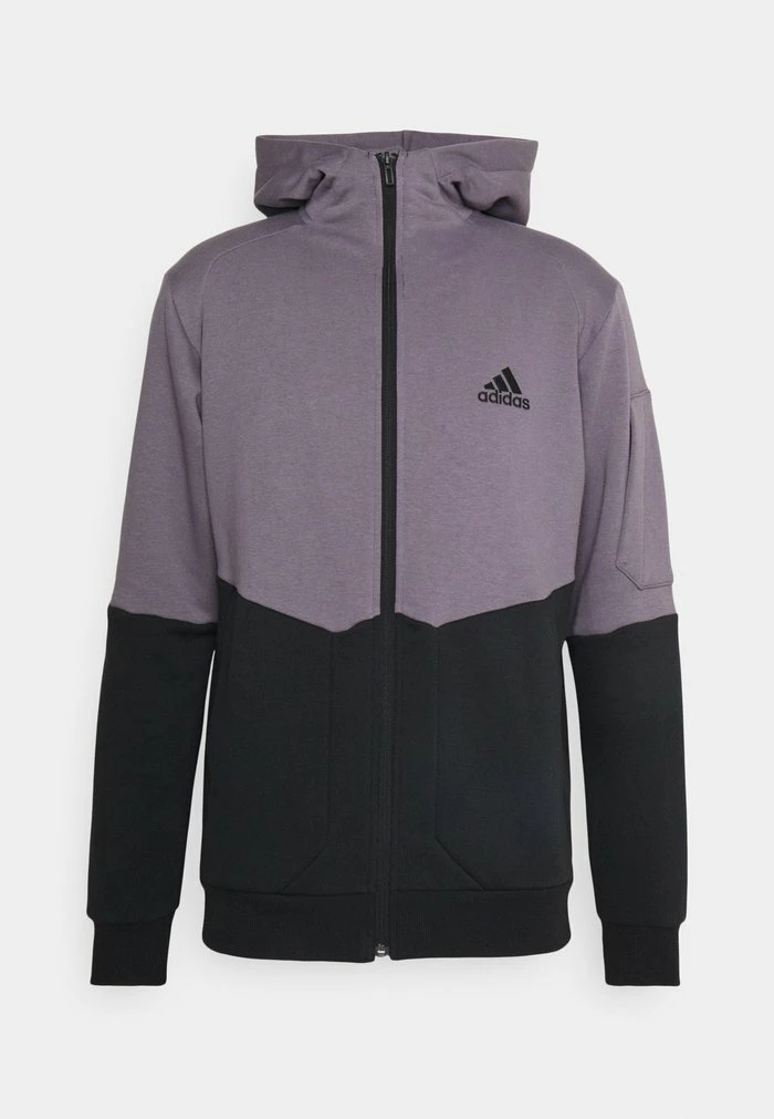 Adidas Performance Zip-up Sweatshirt - Grey 7 Adidas Performance Zip-up Sweatshirt - Grey - Image 5