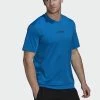 Adidas Performance MT TEE - Basic T-shirt - Shock Blue -adidas Performance Shop 1c01ff0ef5f04a45bae482c1baf44247