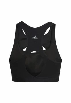 Adidas Performance COREFLOW STUDIO WIND - Medium Support Sports Bra - Black Carbon -adidas Performance Shop 1c657e9b7ce74a10800b635863f3b214