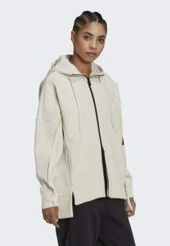 Adidas Performance MODERN - Zip-up Sweatshirt - Beige -adidas Performance Shop 1c6b3e3f36a7471a9ec1aa41230f6975