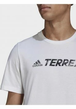 Adidas Performance TX LOGO - Print T-shirt - White -adidas Performance Shop 1c71604c821a46d38b63ac169f7fe4e2