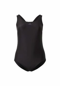 Adidas Performance FIT 3 STRIPES PRIMEBLUE SWIMSUIT PLUS SIZE - Swimsuit - Black -adidas Performance Shop 1d361d6c96cc485d972748e4eae384b7