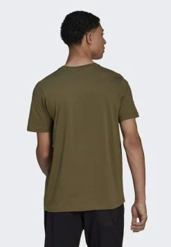 Adidas Performance TX LOGO - Print T-shirt - Green -adidas Performance Shop 1d3b6b84f1db4f66831b4c323d1c1f68