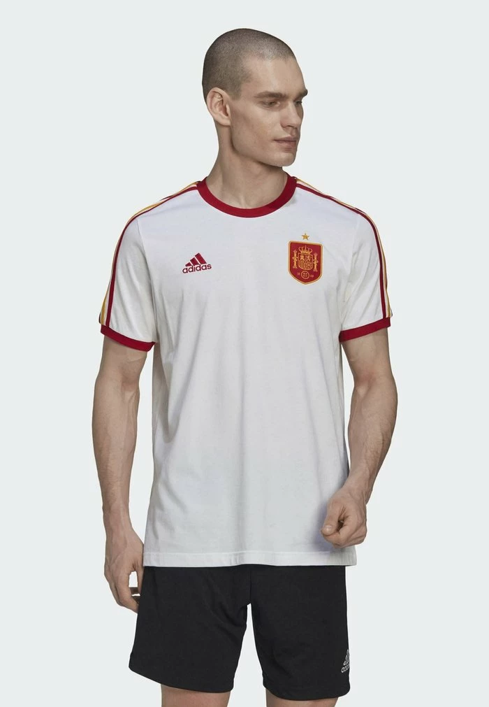 Adidas Performance SPAIN FEF DNA 3S - Print T-shirt - White 3 Adidas Performance SPAIN FEF DNA 3S - Print T-shirt - White