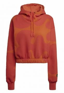 Adidas Performance MARIMEKKO CROP - Hoodie - Orange -adidas Performance Shop 1e69e694415c4cfbbe25f8b476051628