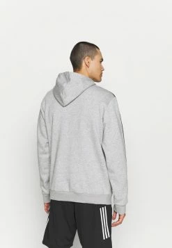 Adidas Performance 3 STRIPES ESSENTIALS - Hoodie - Medium Grey Heather/black 9 Adidas Performance 3 STRIPES ESSENTIALS - Hoodie - Medium Grey Heather/black -adidas Performance Shop 1e76186878f242d396b1689bed04e6f1