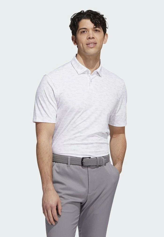 Adidas Performance Polo Shirt - Grey One White 3 Adidas Performance Polo Shirt - Grey One White