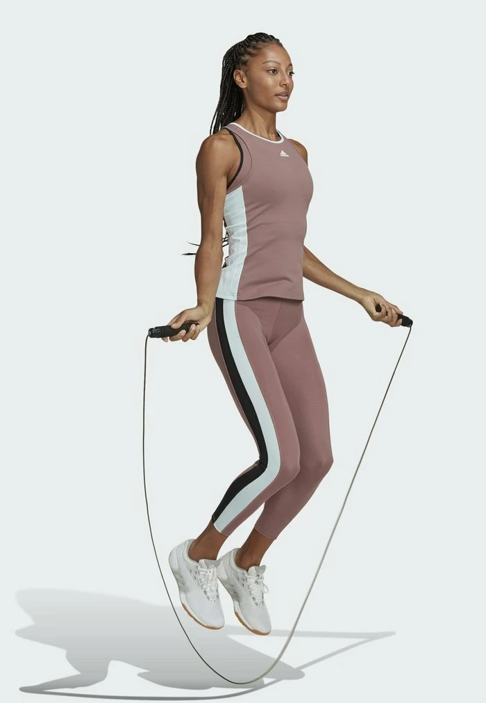 Adidas Performance HYPERGLAM - Top - Brown 5 Adidas Performance HYPERGLAM - Top - Brown - Image 3