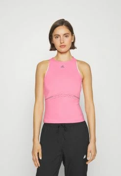 Adidas Performance HIIT 45 SECONDS FITTED TANK - Top - Bliss Pink/carbon