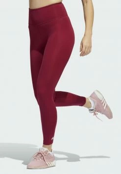 Adidas Performance OPTIME - Leggings - Red -adidas Performance Shop 202779393c154f71b6c55a04f96623fa