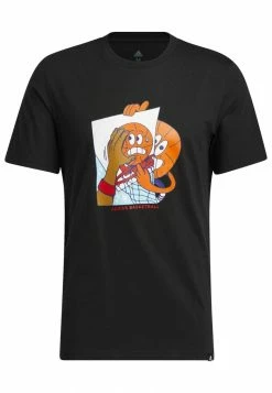 Adidas Performance POSTERIZE GRAPHIC - Sports T-shirt - Black -adidas Performance Shop 203c6e00b3d34ae69b4912869eda7f63