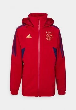 Adidas Performance AJAX AMSTERDAM RAIN JACKET - Club Wear - Red -adidas Performance Shop 20471433ce3b4781b76b69a961e41cc0