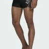 Adidas Performance WORDING - Swimming Trunks - Black -adidas Performance Shop 2067944ffebf4655ba0512d72b6e662d