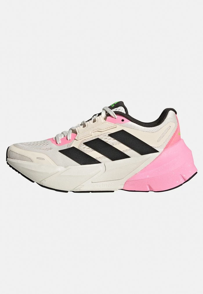 Adidas Performance ADISTAR 1 NEUTRAL RUNNING SHOES - Neutral Running Shoes - Cloud White Beam Pink Solar Green 3 Adidas Performance ADISTAR 1 NEUTRAL RUNNING SHOES - Neutral Running Shoes - Cloud White Beam Pink Solar Green