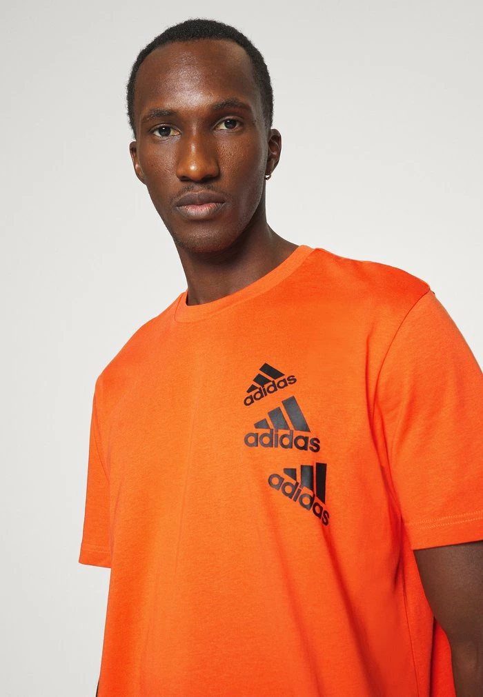Adidas Performance Print T-shirt - Orange 6 Adidas Performance Print T-shirt - Orange - Image 4