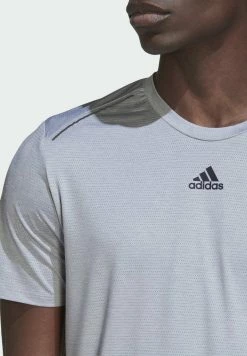 Adidas Performance M HIIT COOL - Sports T-shirt - Grey -adidas Performance Shop 214cf9564afd48dab5693d5c003029c1