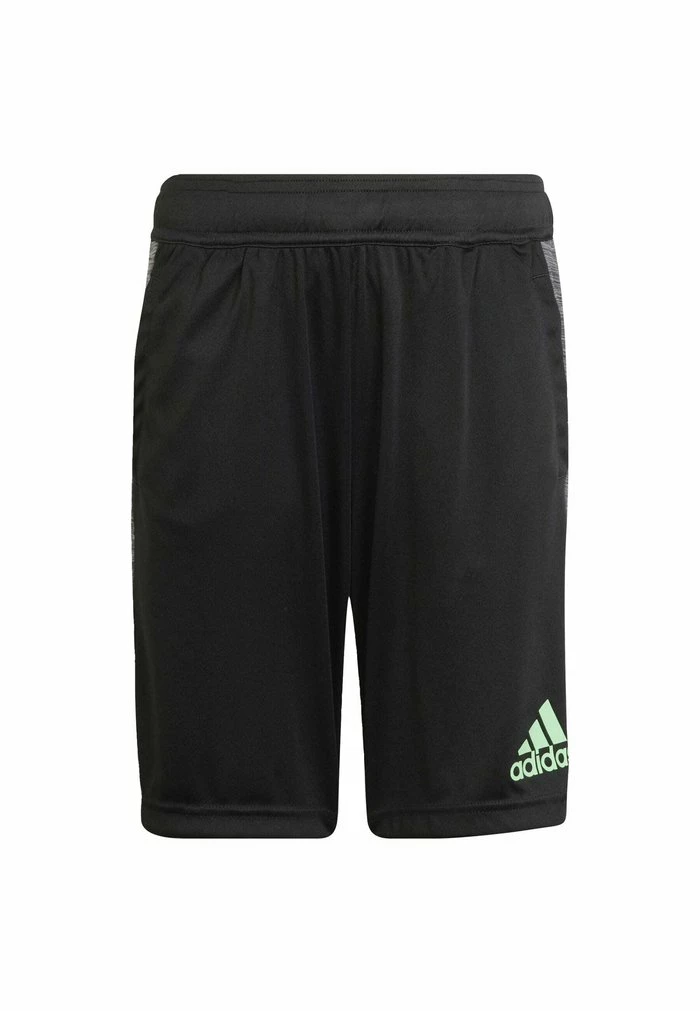 Adidas Performance AEROREADY HEATHER - Shorts - Black 3 Adidas Performance AEROREADY HEATHER - Shorts - Black